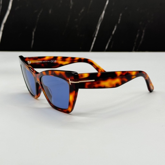 NEW TOM FORD TF871 55V WOMEN CAT EYE SUNGLASSES TOM FORD WYATT FT0871/S 55V main image 5